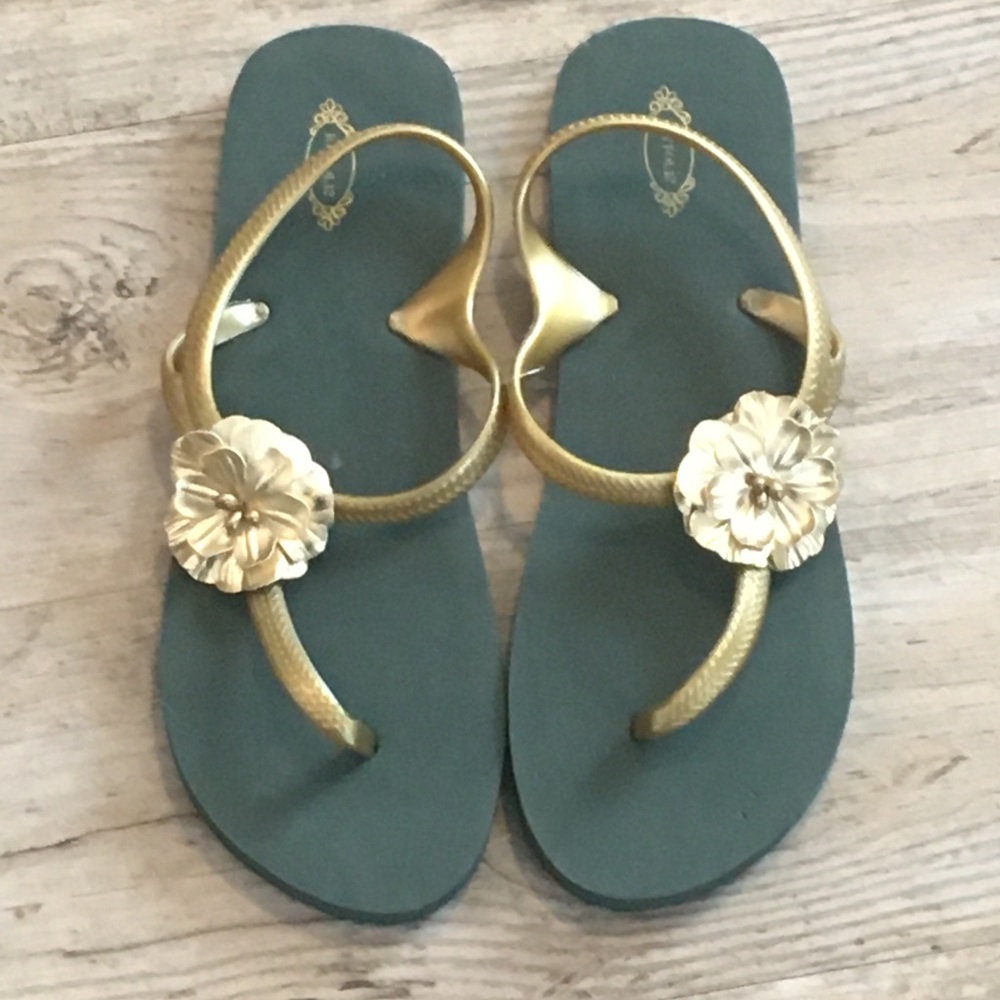 Size 10 floral sandals